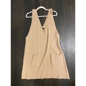 Sweater tank top dress